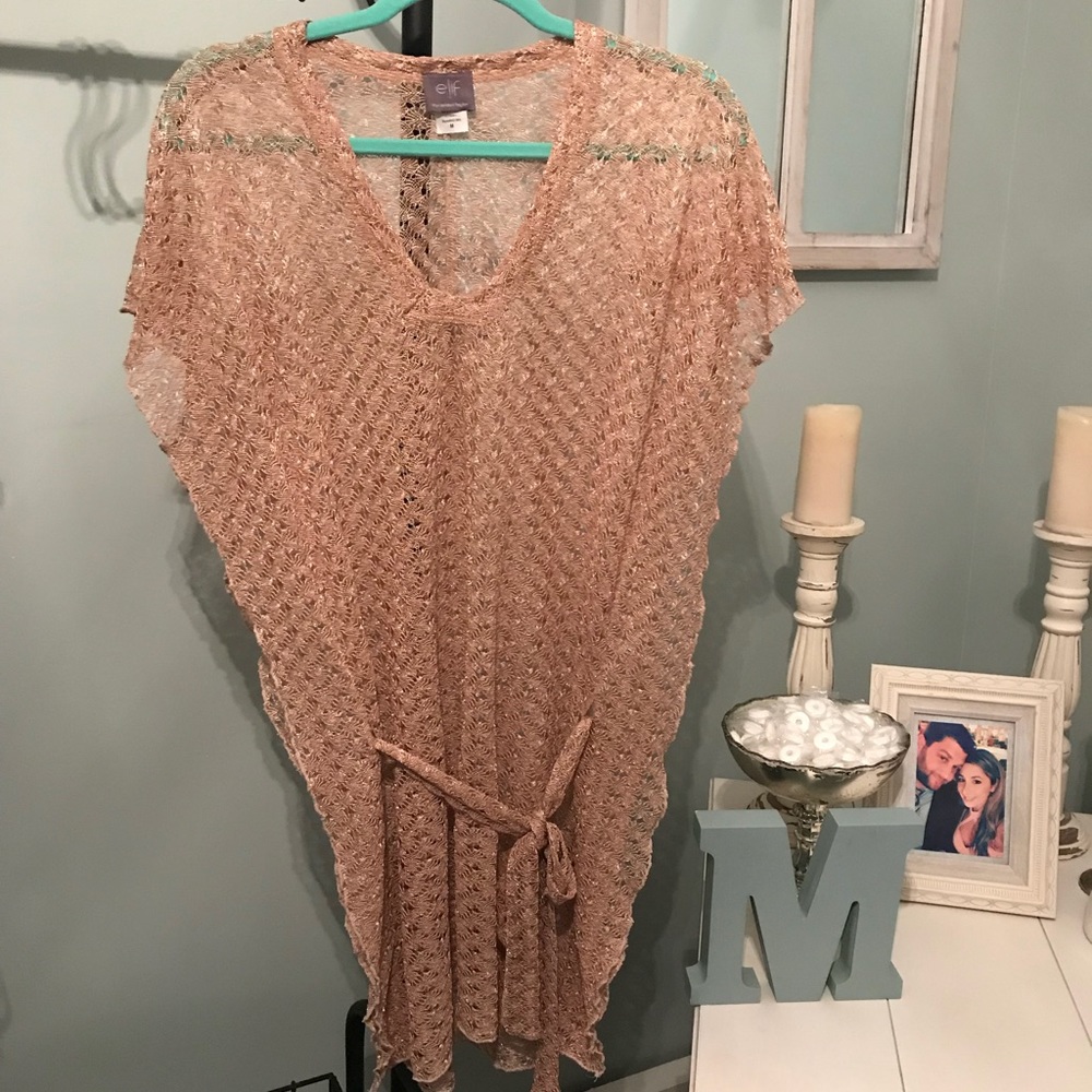 Gold Coverup by Elif NWOT